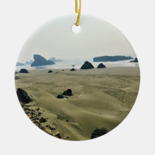 Ornamento De Cerâmica Meyers Beach North, Gold Beach, Oregon