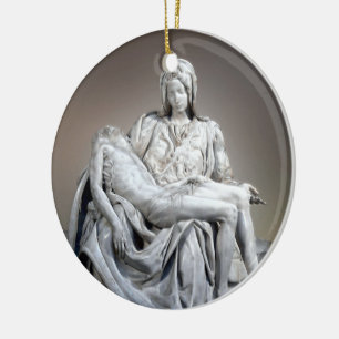 Ornamento De Cerâmica Michelangelo - o Pieta
