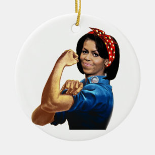 ORNAMENTO DE CERÂMICA MICHELLE A RIVETER