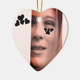 Ornamento De Cerâmica ♥ Michelle Heart Herz ♥