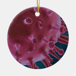 Ornamento De Cerâmica Microbiologia de vírus Corona