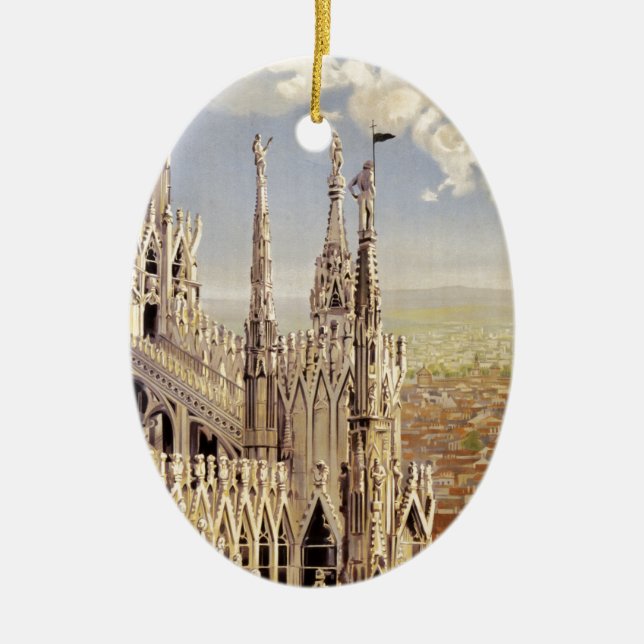 Ornamento De Cerâmica Milano (Frente)