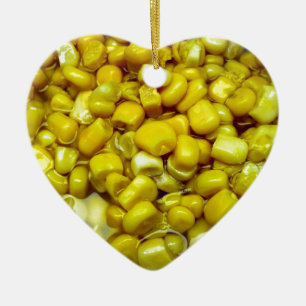 Ornamento De Cerâmica Milho Amarelo