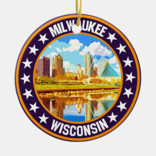 Ornamento De Cerâmica Milwaukee