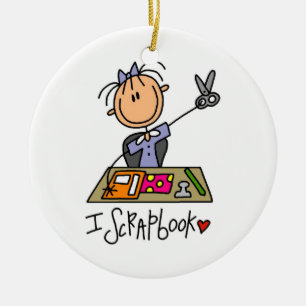 Ornamento De Cerâmica Mim álbum de recortes