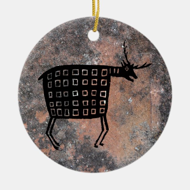 Ornamento De Cerâmica mimbres Pottery Design (Frente)