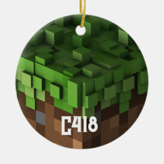 Ornamento De Cerâmica Minecraft C418