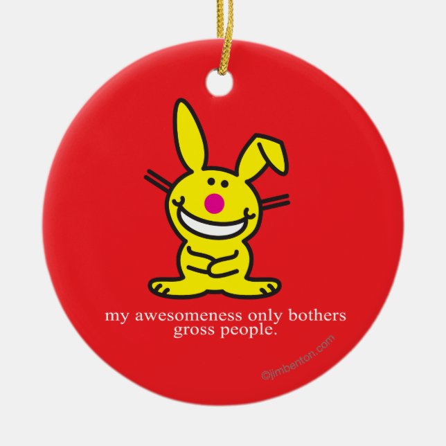 Ornamento De Cerâmica Minha consciência (Frente)