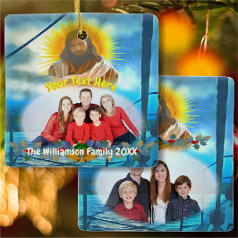 Ornamento De Cerâmica Minha família Light 0916