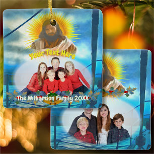 Ornamento De Cerâmica Minha família Light 0916