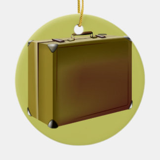 Ornamento De Cerâmica Minha mala de viagem é embalada!