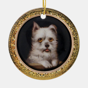 Ornamento De Cerâmica MINIATURE DOG RETRATA West Highland Terrier