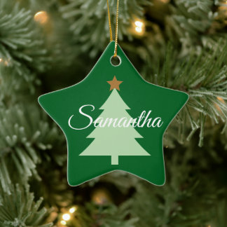 Ornamento De Cerâmica Minimalist Christmas ornament