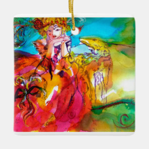 Ornamento De Cerâmica MIRANDOLINA / Venetian Carnival Masks