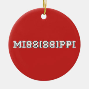 Ornamento De Cerâmica Mississippi