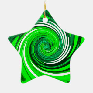 Ornamento De Cerâmica Mistura verde