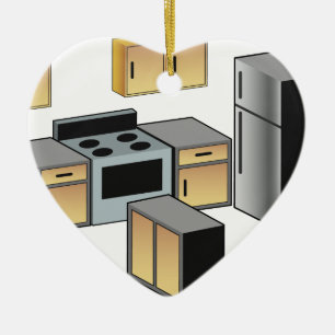 Ornamento De Cerâmica Mobília e dispositivos da cozinha