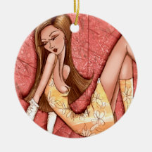 Moda de Garota Go-Go Arte Decorativa Original