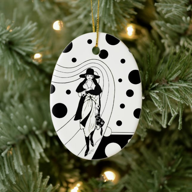 Ornamento De Cerâmica Modelo de pista retrorreflectora, moda de Deco de  (Árvore)