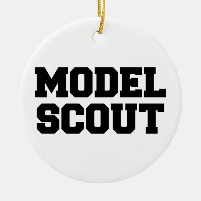 ORNAMENTO DE CERÂMICA MODELO SCOUT (Frente)