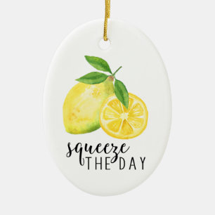 ORNAMENTO DE CERÂMICA MODERN KITCHEN LEMON PUN
