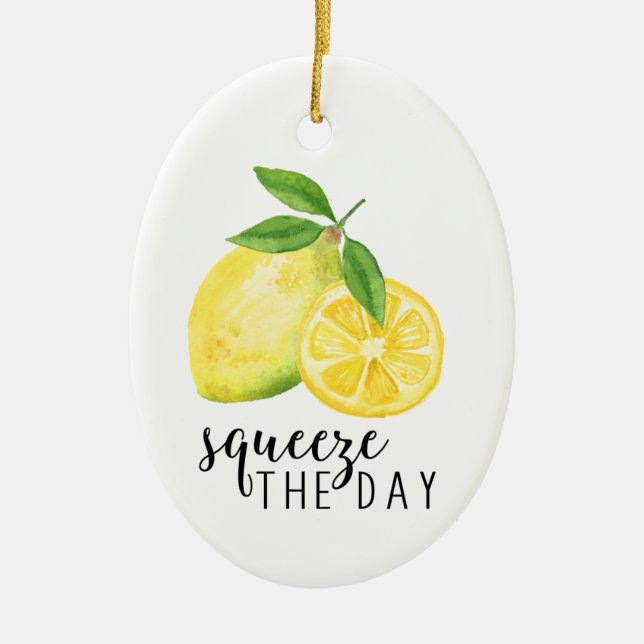 ORNAMENTO DE CERÂMICA MODERNO KITCHEN LEMON PUN (Frente)