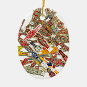 Ornamento De Cerâmica Molas para Anel de Cigarros