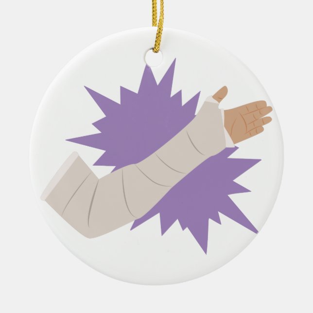 Ornamento De Cerâmica Molde do braço (Frente)