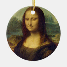 Ornamento De Cerâmica Mona Lisa by Leonardo Da Vinci