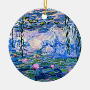 Ornamento De Cerâmica Monet: Lírios Água 1919