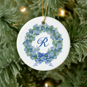 Ornamento De Cerâmica Monograma Natal Ginger Jar Jars Chinoiserie