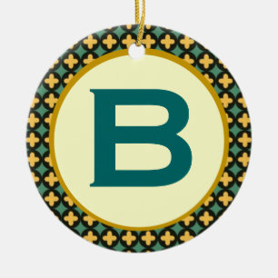 Ornamento De Cerâmica Monograma ortodoxo búlgaro