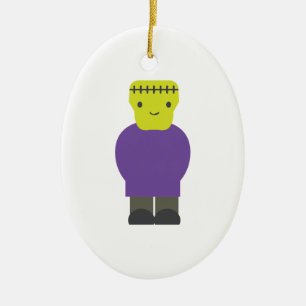 Ornamento De Cerâmica Monstro de Cutie Frankenstein