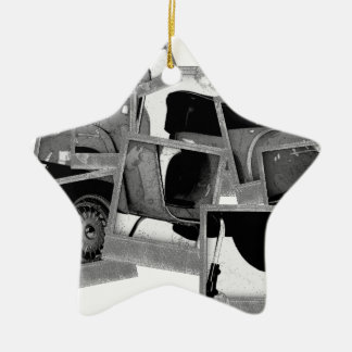 Ornamento De Cerâmica Montagem do patinete