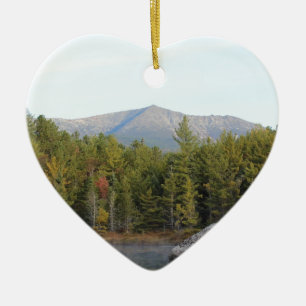 Ornamento De Cerâmica Montagem Katahdin 0579