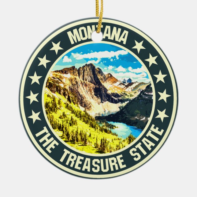 Ornamento De Cerâmica Montana (Frente)