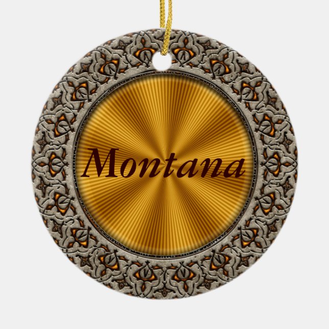 Ornamento De Cerâmica Montana (Frente)