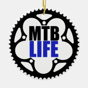 Ornamento De Cerâmica Montanha Bike Life