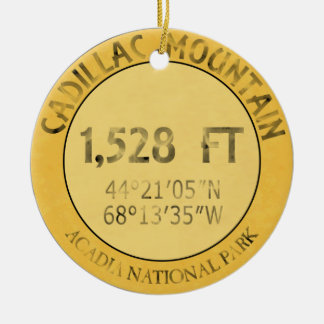 Ornamento De Cerâmica Montanha do cadillac