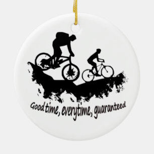 Ornamento De Cerâmica Montanha que Biking citações inspiradas do bom