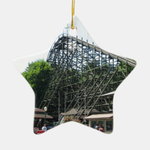 Ornamento De Cerâmica Montanha russa de Phoenix em Knoebels
