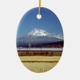 Ornamento De Cerâmica Monte Fuji