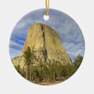 Ornamento De Cerâmica Monumento Nacional Devils Tower