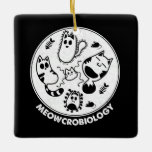 Ornamento De Cerâmica Moowcrobiology Microbiology Science<br><div class="desc">Moowcrobiology Microbiology Science</div>