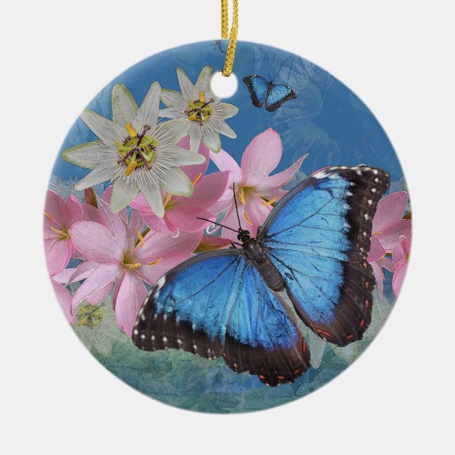 Ornamento De Cerâmica Morpho Magic Ornament (Frente)