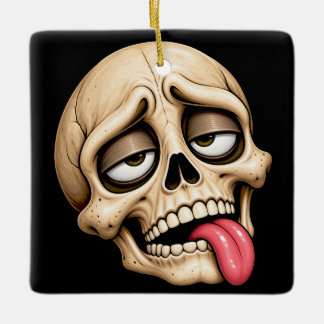 Ornamento De Cerâmica MORTO DE CANSADO… mas ainda aparecendo.