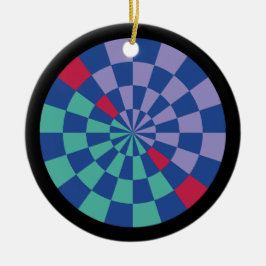 Ornamento De Cerâmica Mosaic Radiance (Circular)