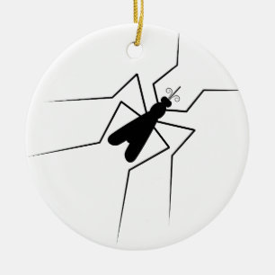 Ornamento De Cerâmica Mosquito