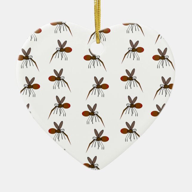 Ornamento De Cerâmica Mosquito (Frente)