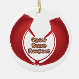 Ornamento De Cerâmica Mostrar alguma respeito à Impressão de arte